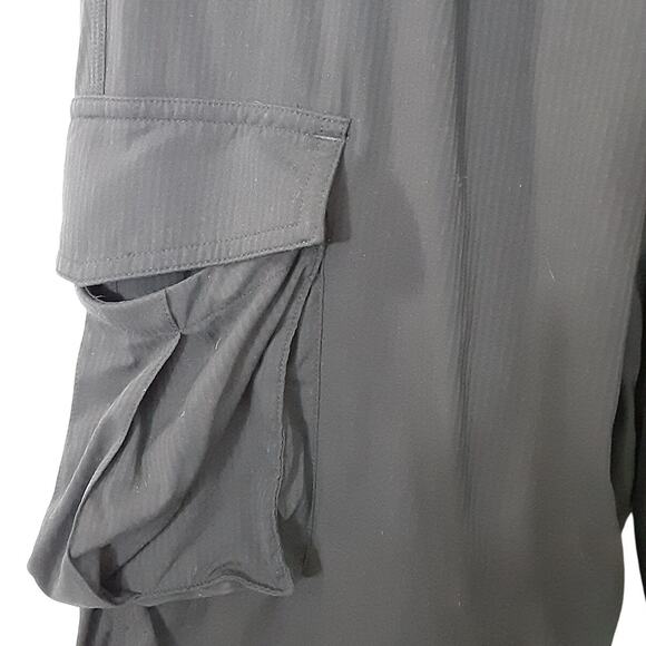 Lululemon Dance Studio Pants Relaxed Fit High Rise Cargo Pants Black Womens L - Picture 3 of 10